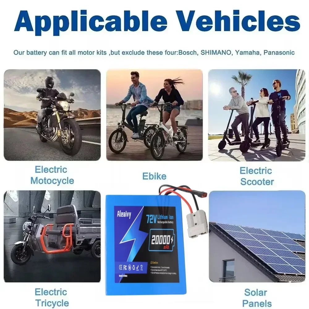 Paquete de Baterías de Litio 2 - Electric Bicycle Battery 72V 30Ah reseña y precio